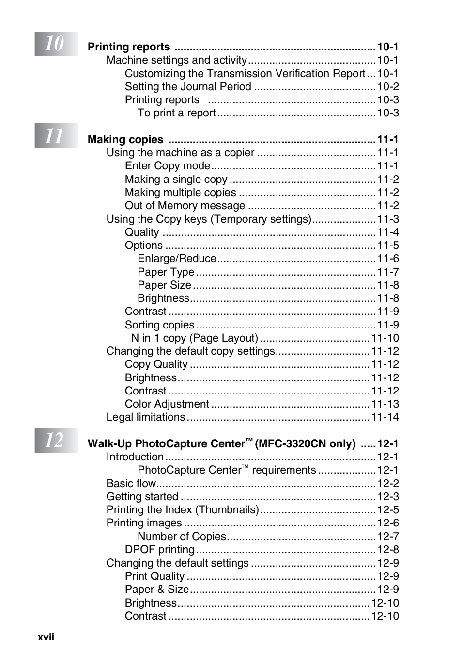 Brother FAX 1920CN User Manual | Page 19 / 214