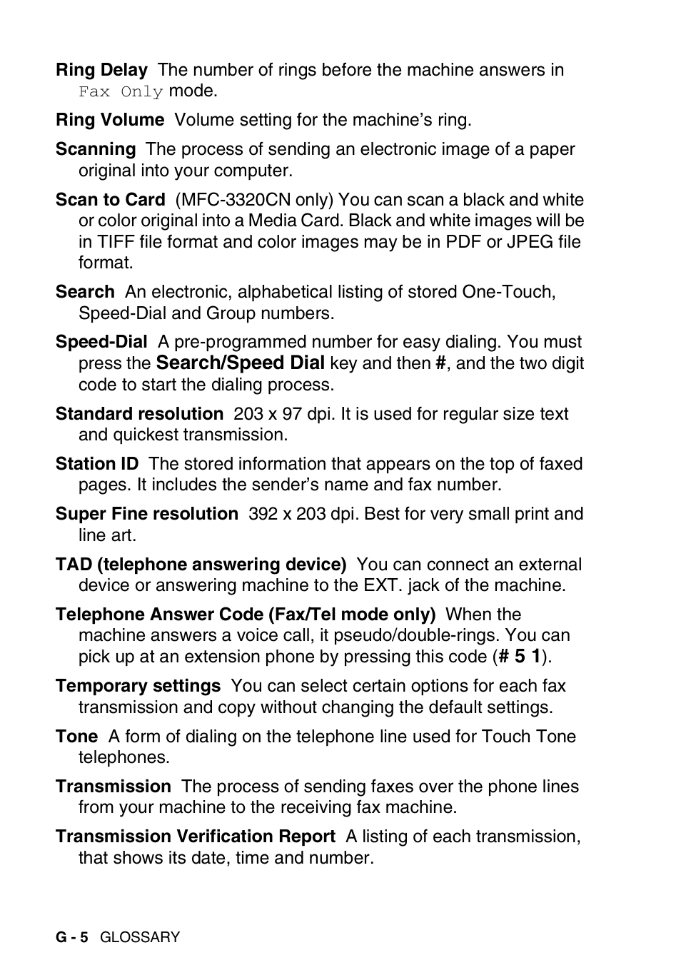 Brother FAX 1920CN User Manual | Page 193 / 214