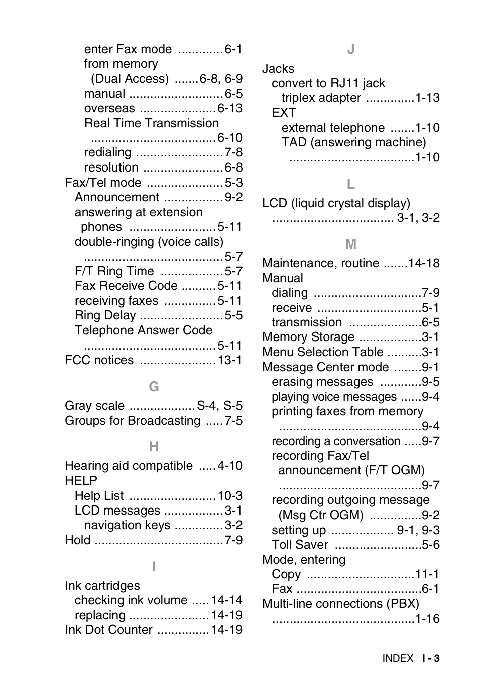 Brother FAX 1920CN User Manual | Page 206 / 214