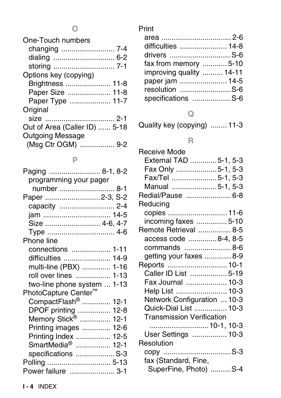 Brother FAX 1920CN User Manual | Page 207 / 214