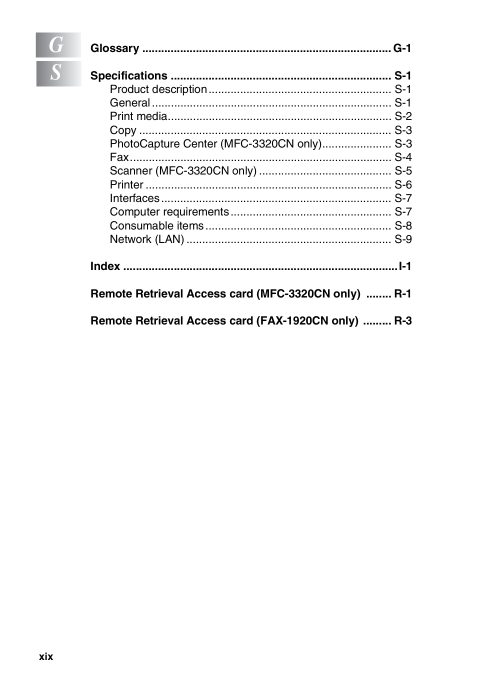 Brother FAX 1920CN User Manual | Page 21 / 214
