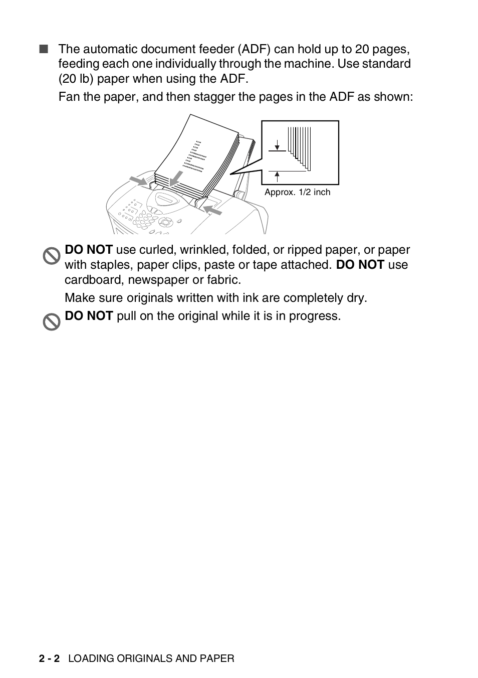 Brother FAX 1920CN User Manual | Page 39 / 214