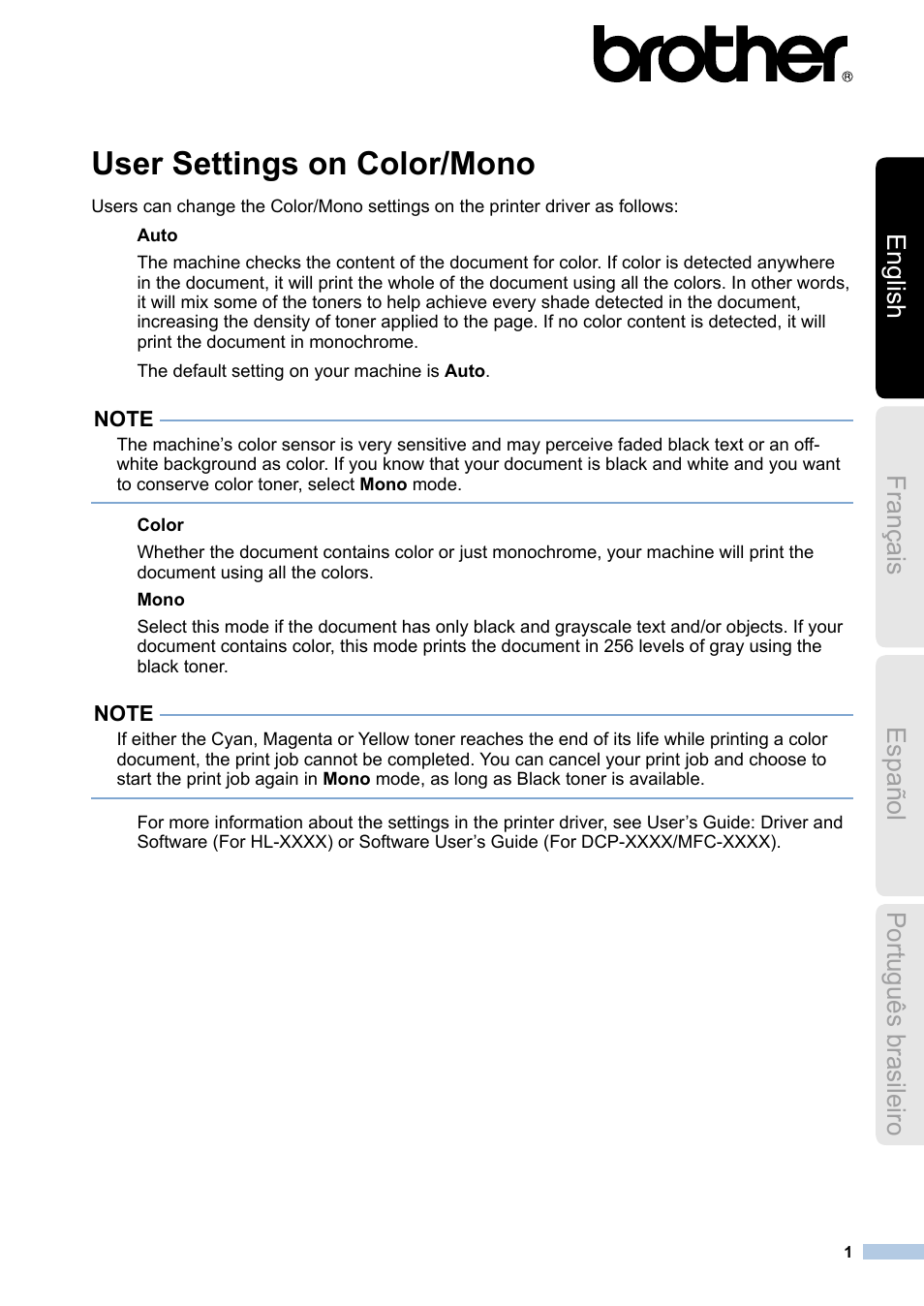 Brother MFC-9130CW User Manual | 12 pages