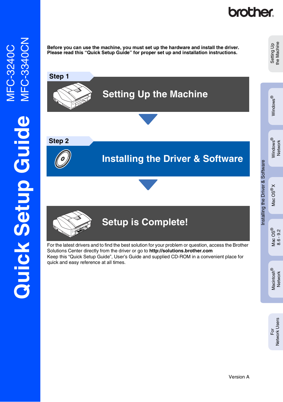 Brother MFC-3340CN User Manual | 37 pages