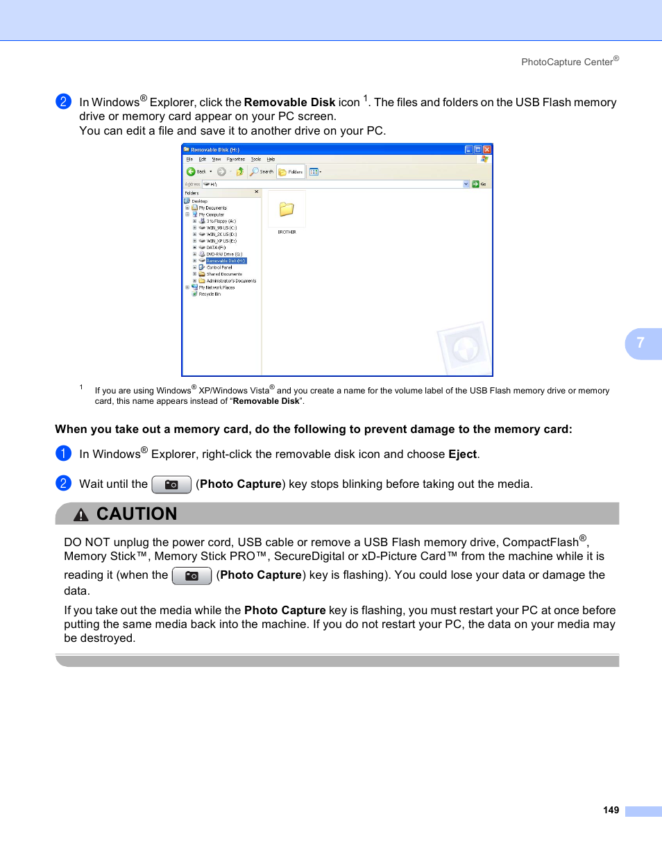 Caution | Brother DCP-385C User Manual | Page 157 / 256