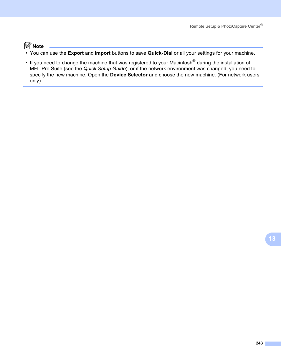 Brother DCP-385C User Manual | Page 251 / 256