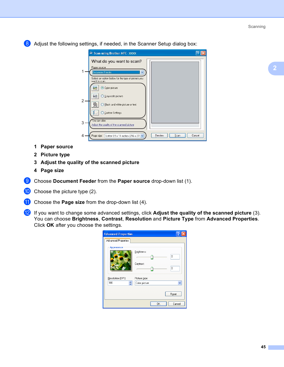 Brother DCP-385C User Manual | Page 53 / 256