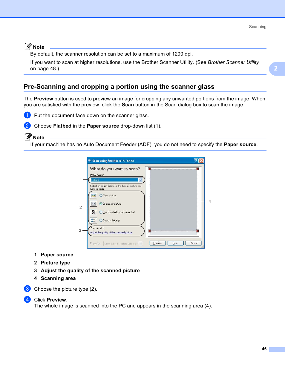 Brother DCP-385C User Manual | Page 54 / 256