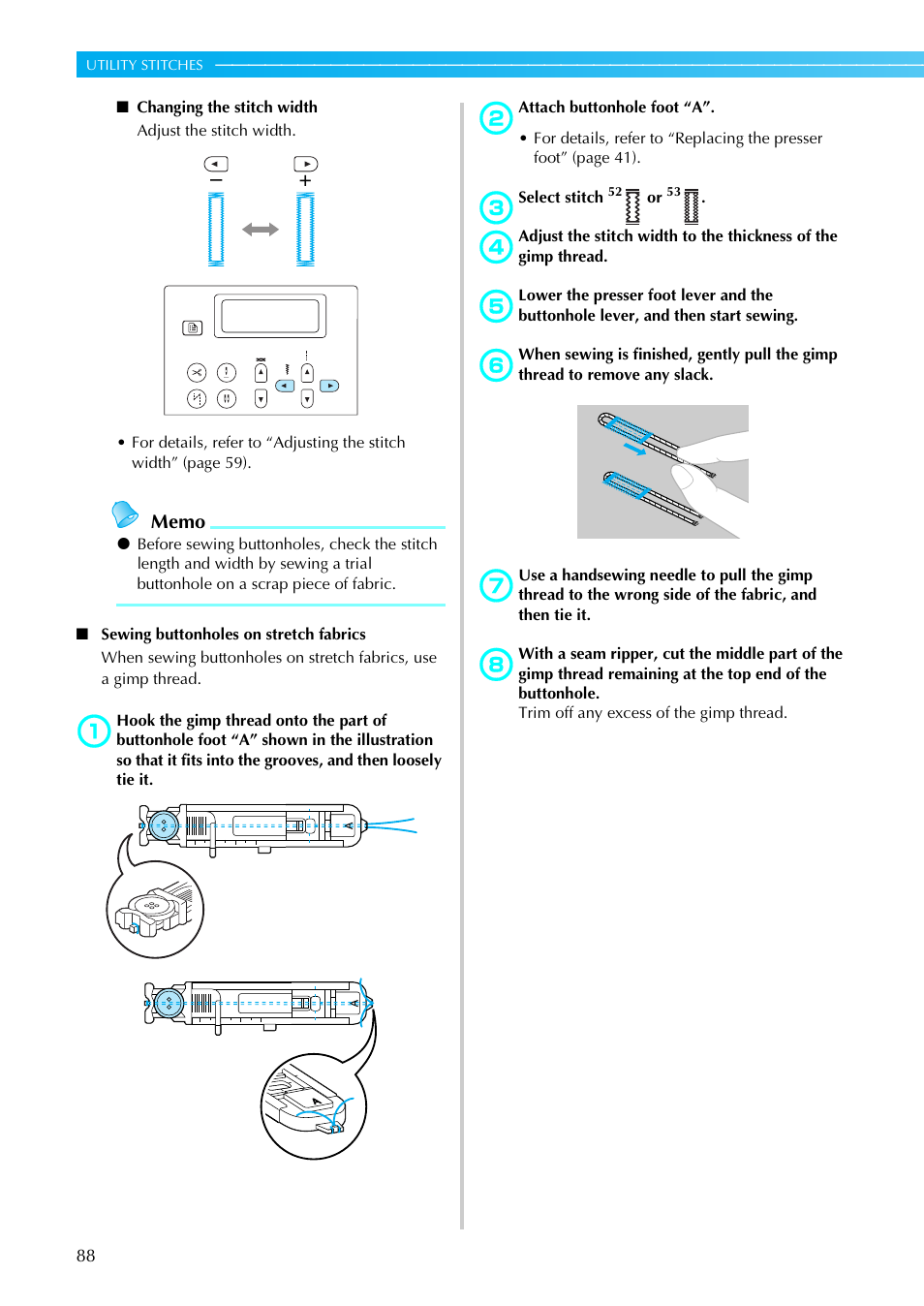 Brother NX-800 User Manual | Page 90 / 176