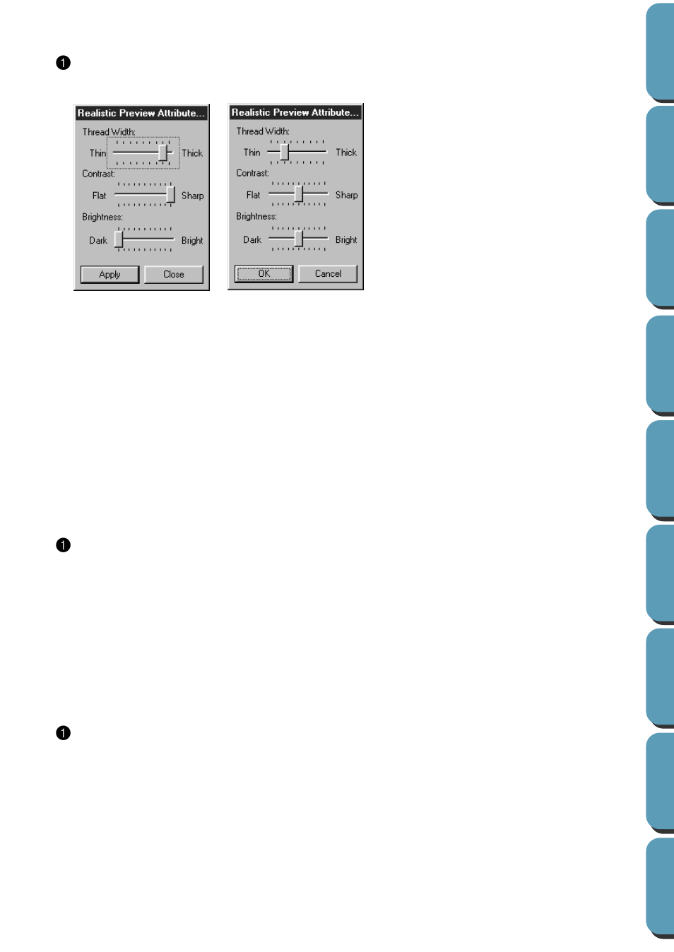 Toolbar, Status bar, Toolbar • status bar | Brother PE-DESIGN Ver.432 User Manual | Page 110 / 252