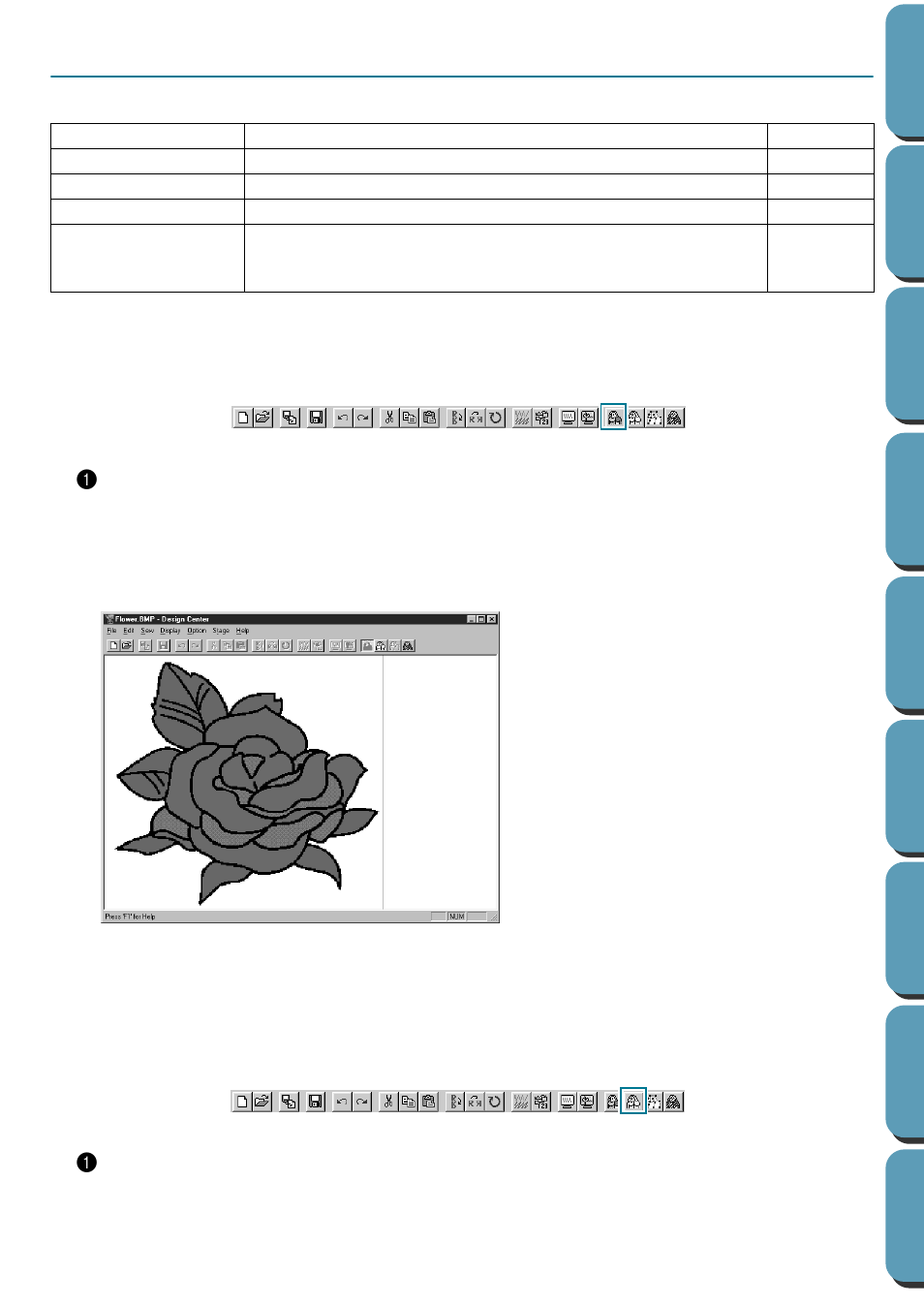 Stage menu, To original image, To line image | To original image • to line image | Brother PE-DESIGN Ver.432 User Manual | Page 114 / 252