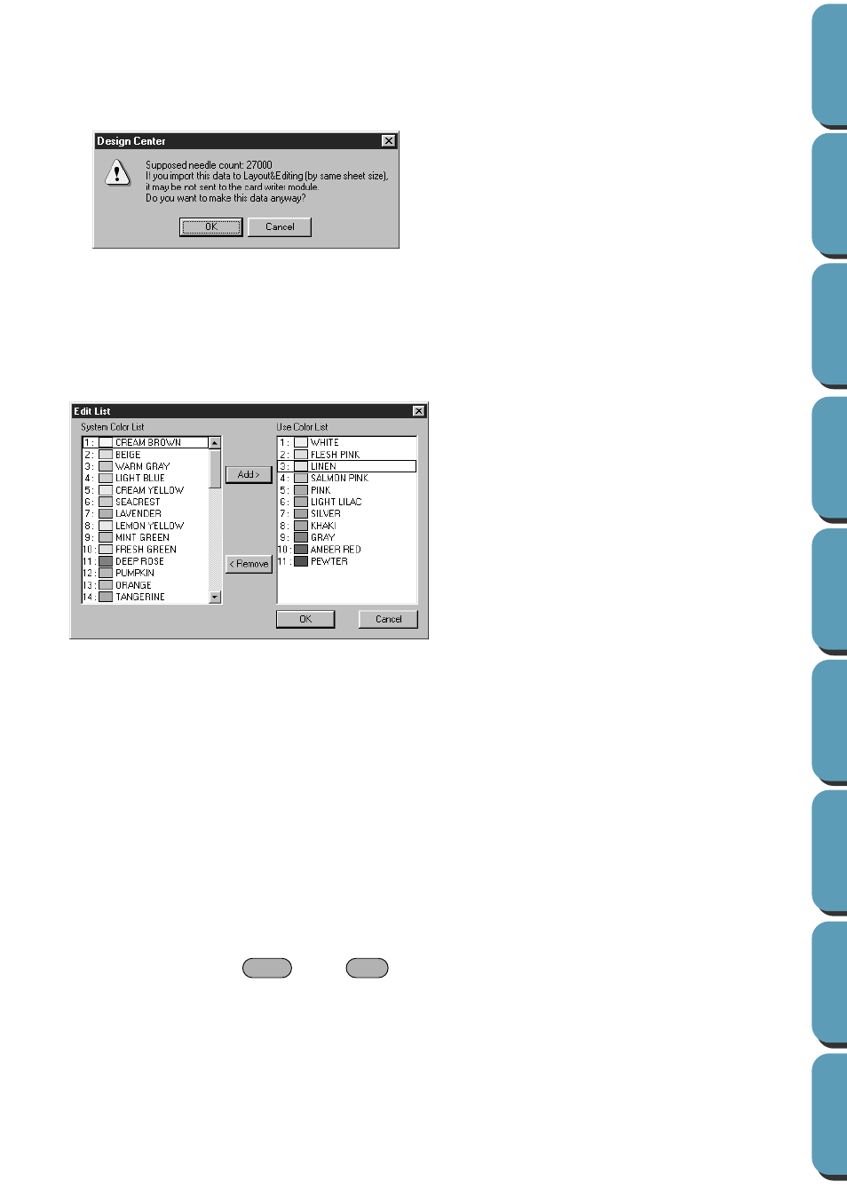 Manual color selection | Brother PE-DESIGN Ver.432 User Manual | Page 123 / 252