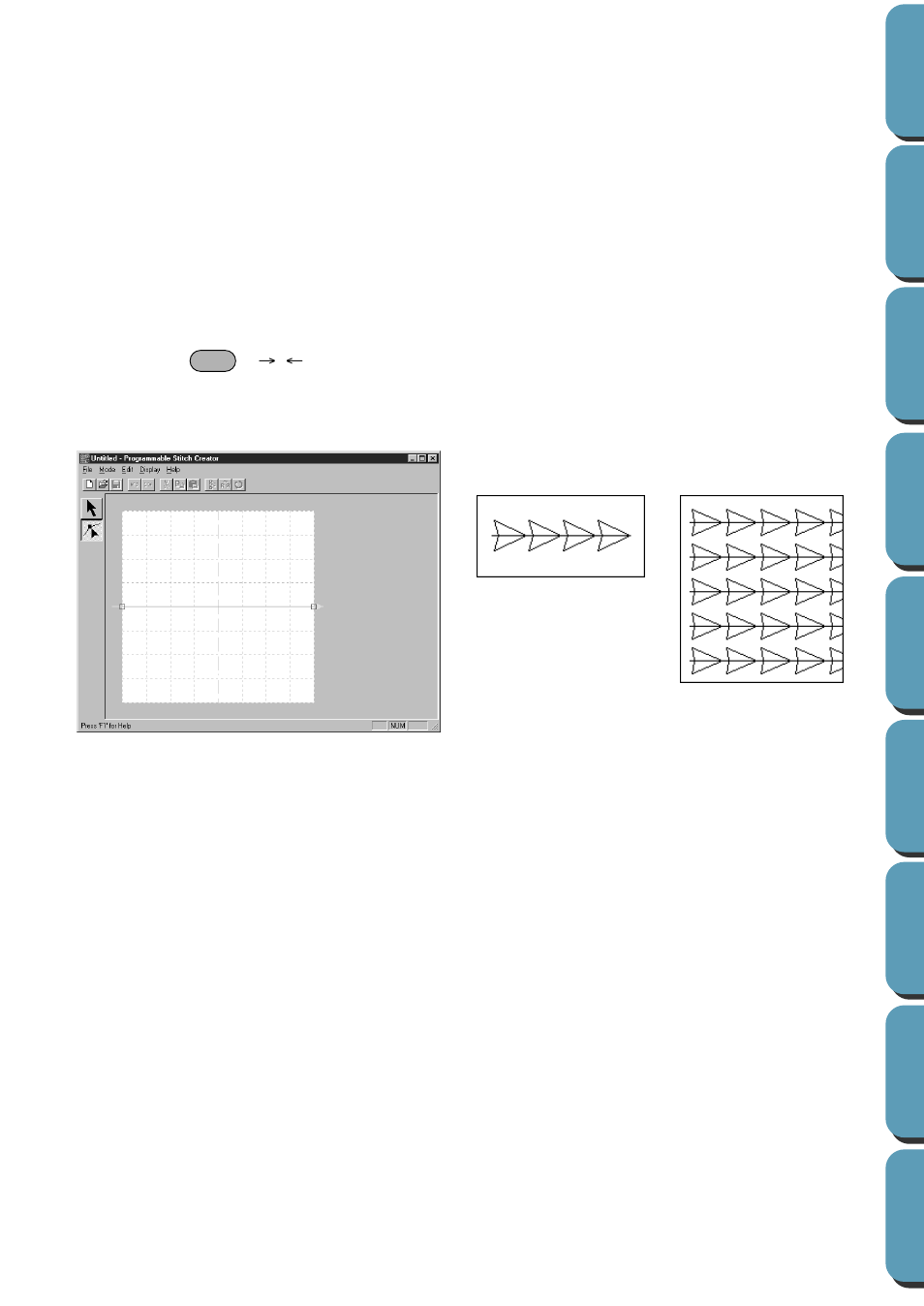 Motif mode | Brother PE-DESIGN Ver.432 User Manual | Page 231 / 252