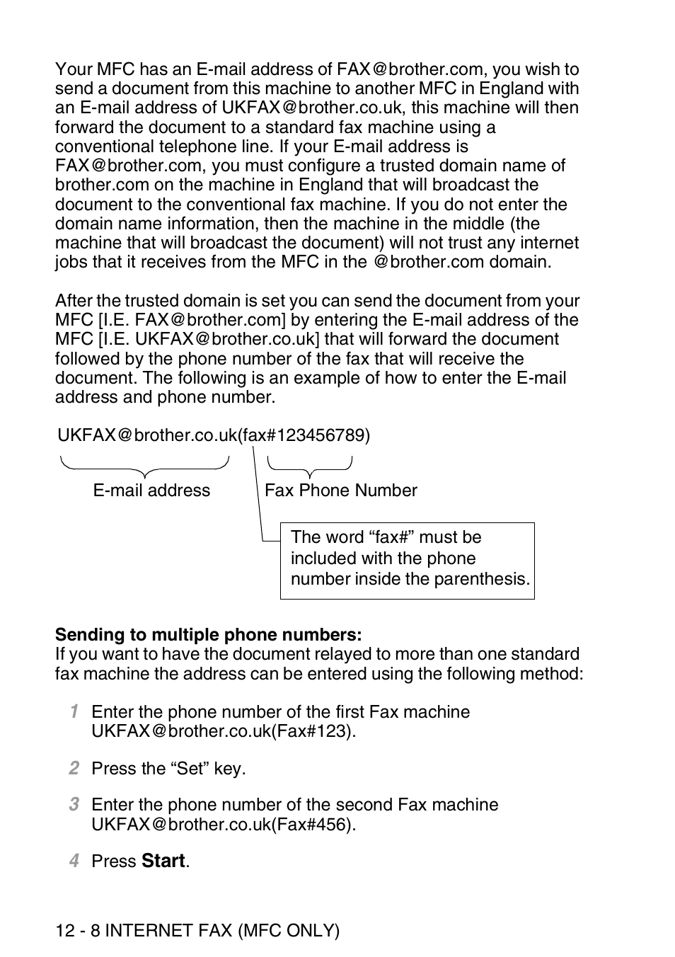 Brother MFC 8840D User Manual | Page 129 / 176