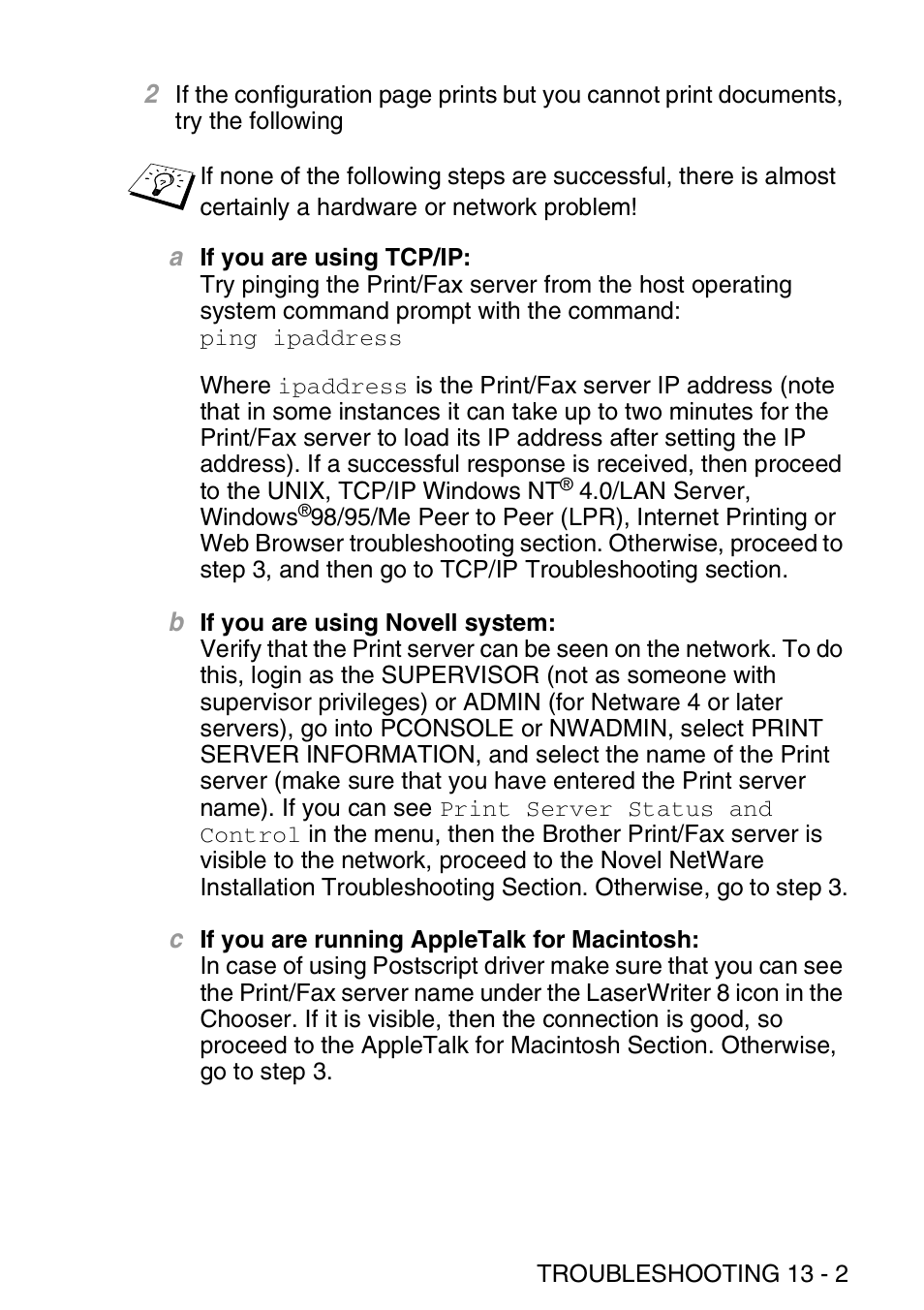 Brother MFC 8840D User Manual | Page 134 / 176