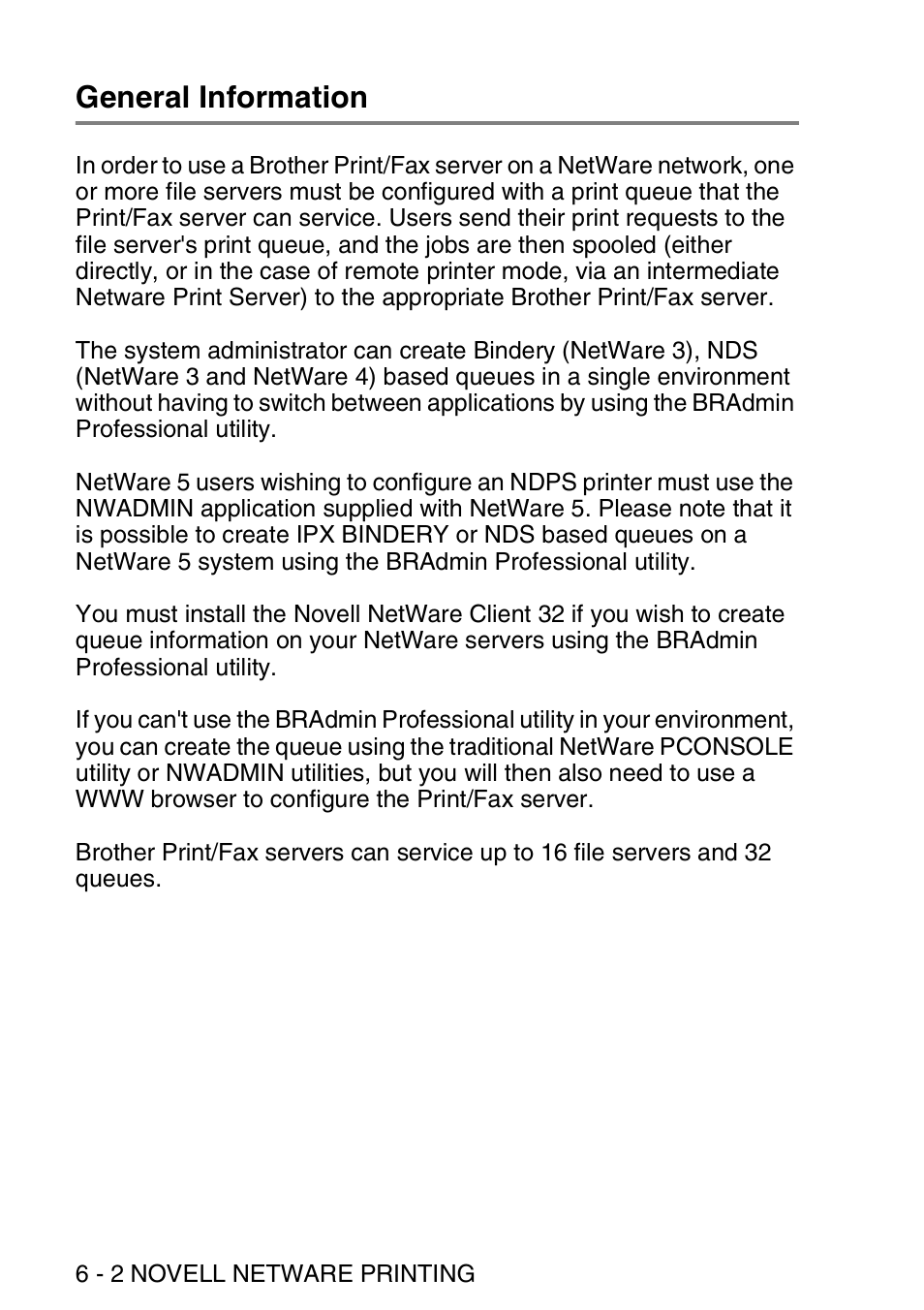 General information, General information -2 | Brother MFC 8840D User Manual | Page 59 / 176