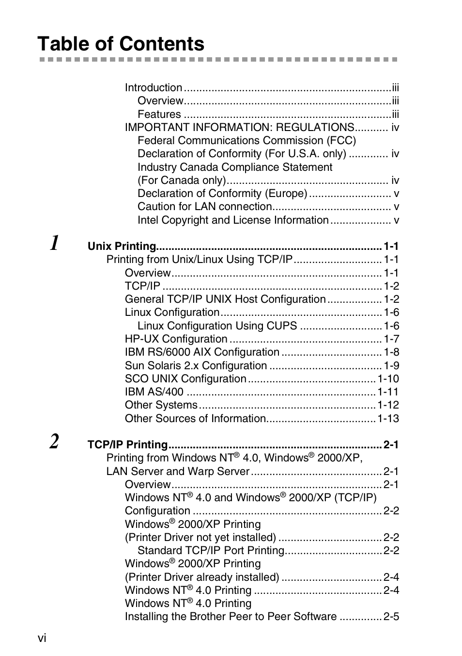 Brother MFC 8840D User Manual | Page 7 / 176