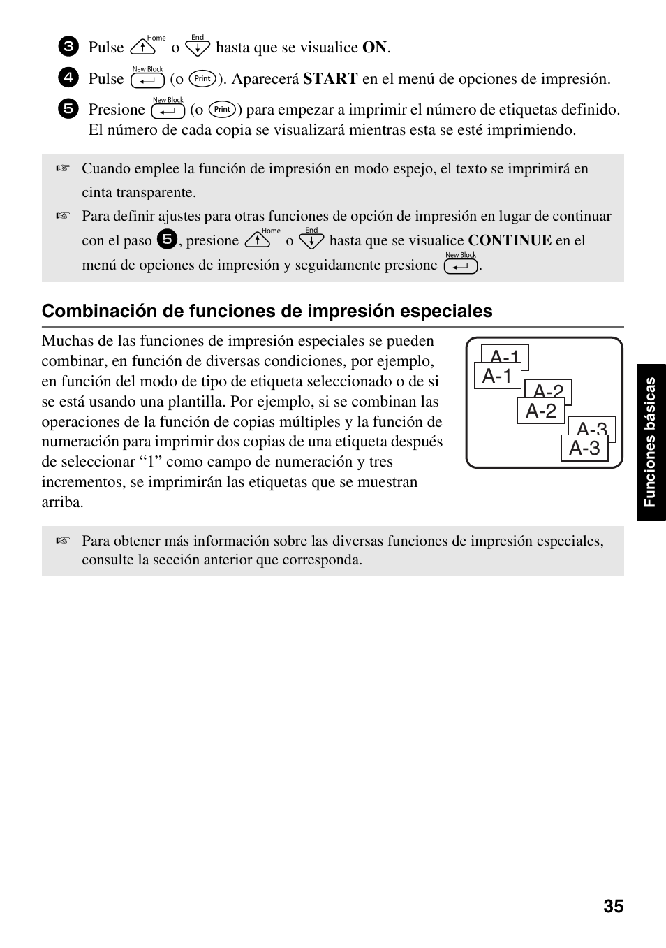 Combinación de funciones de impresión especiales | Brother PT-1600 User Manual | Page 117 / 152