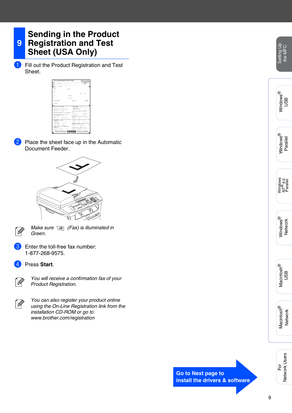 Brother MFC-7820N User Manual | Page 11 / 38