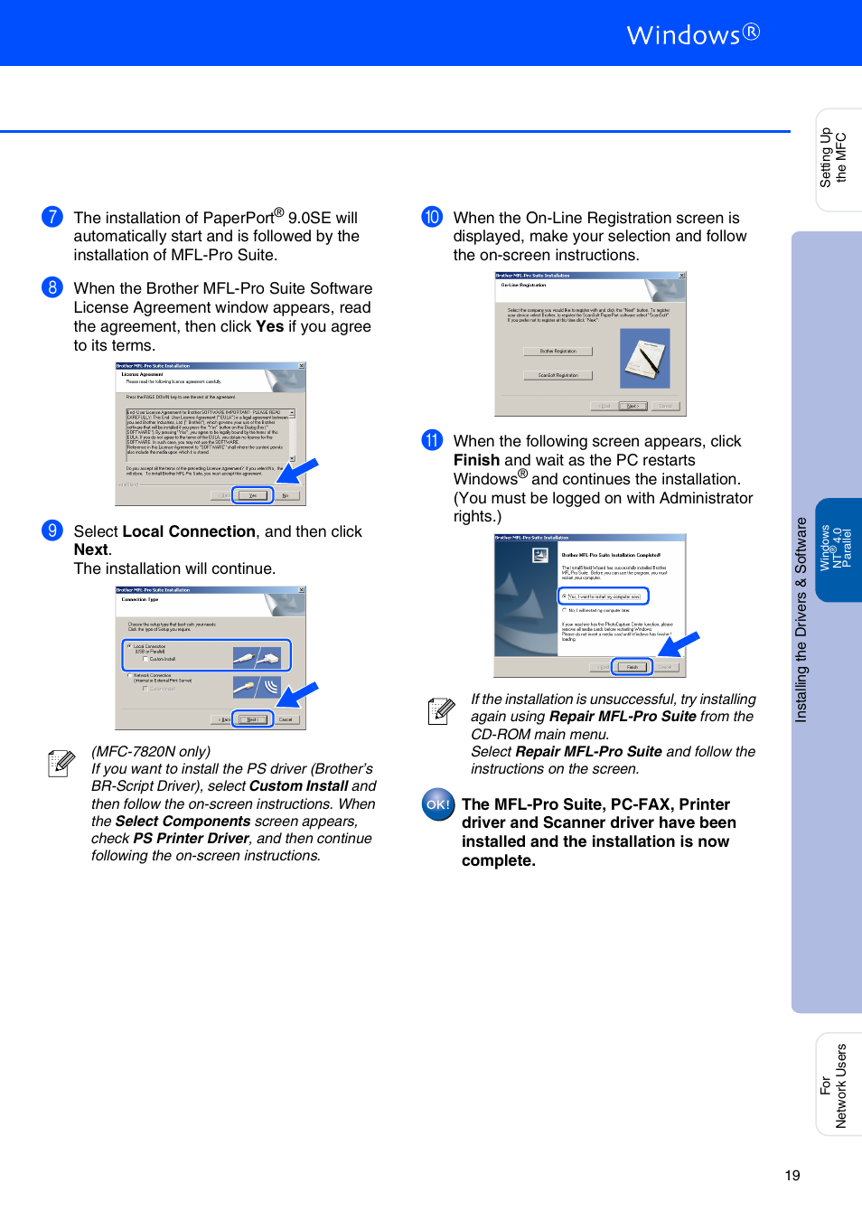 Brother MFC-7820N User Manual | Page 21 / 38