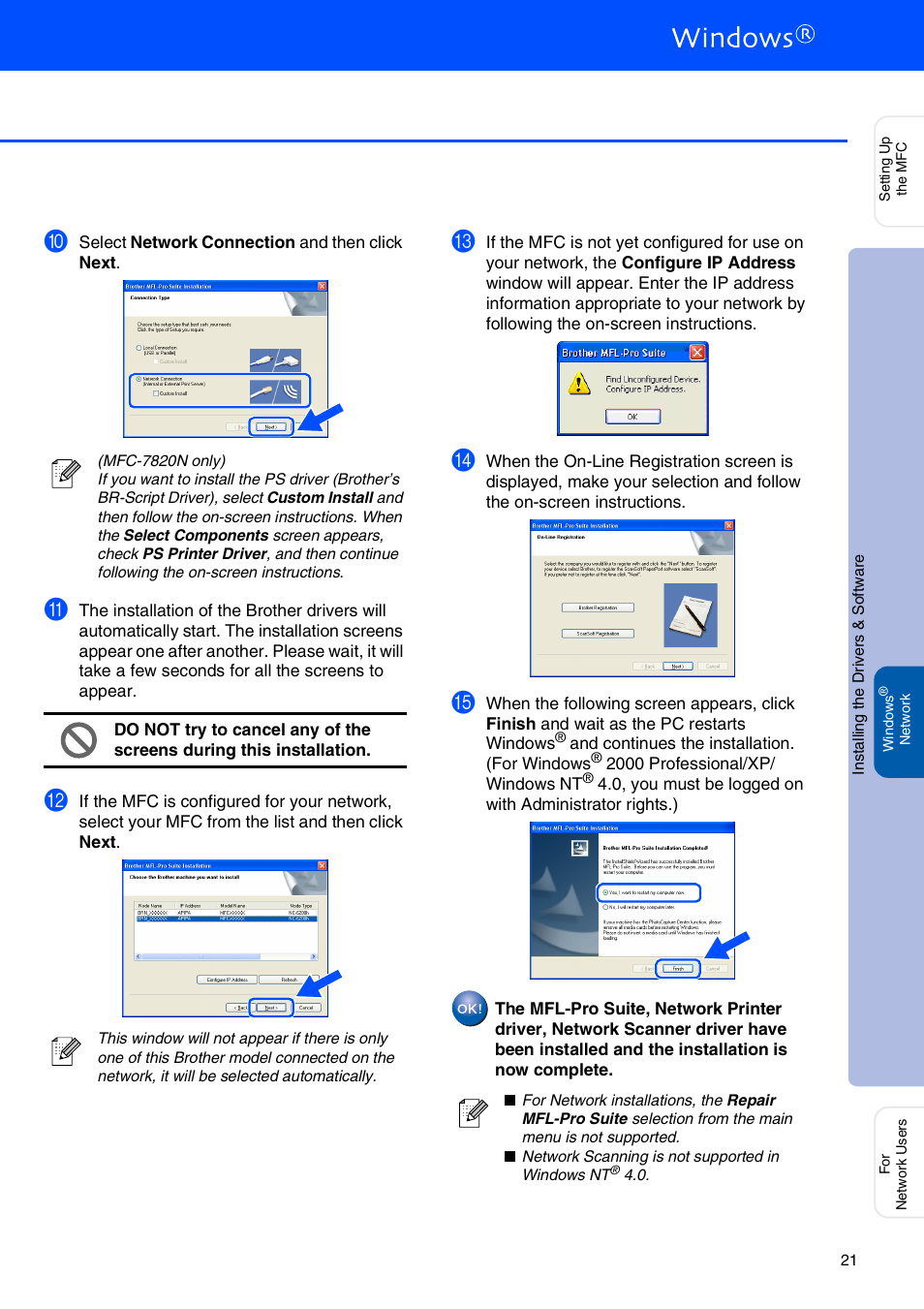 Brother MFC-7820N User Manual | Page 23 / 38