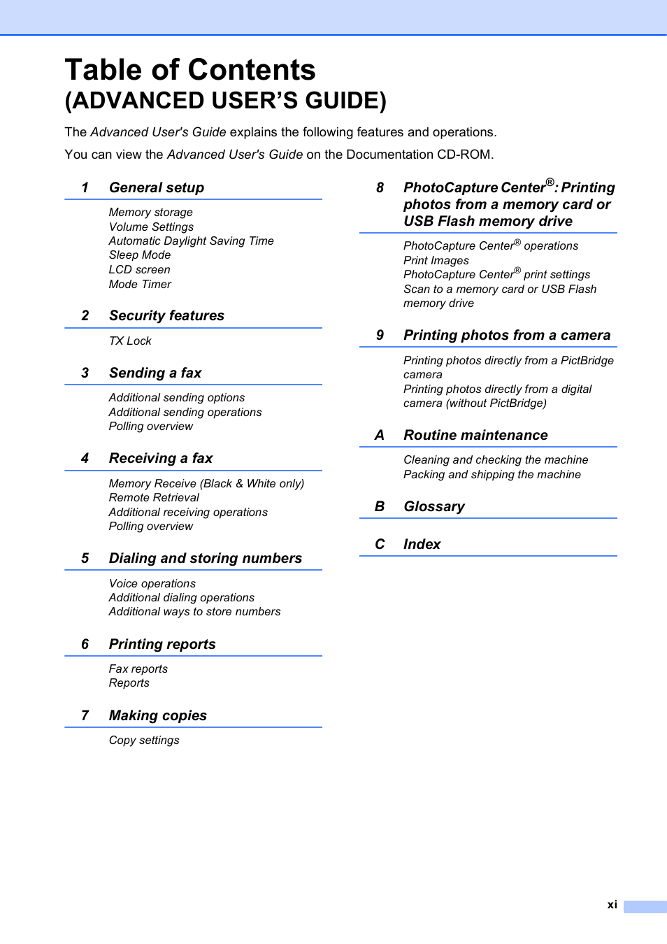 Brother MFC-J630W User Manual | Page 13 / 129
