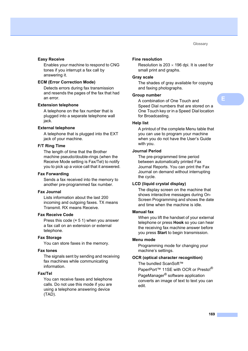 Brother MFC 7840W User Manual | Page 183 / 192