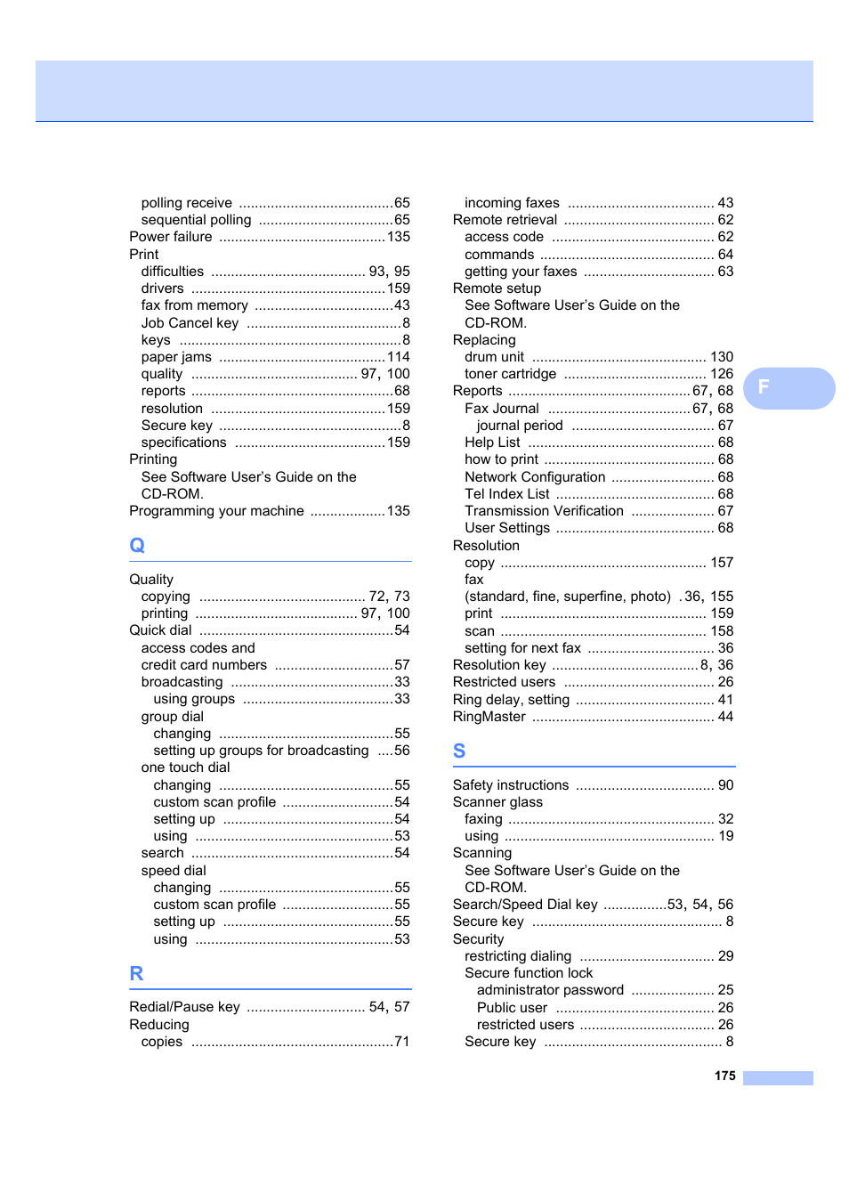 Brother MFC 7840W User Manual | Page 189 / 192