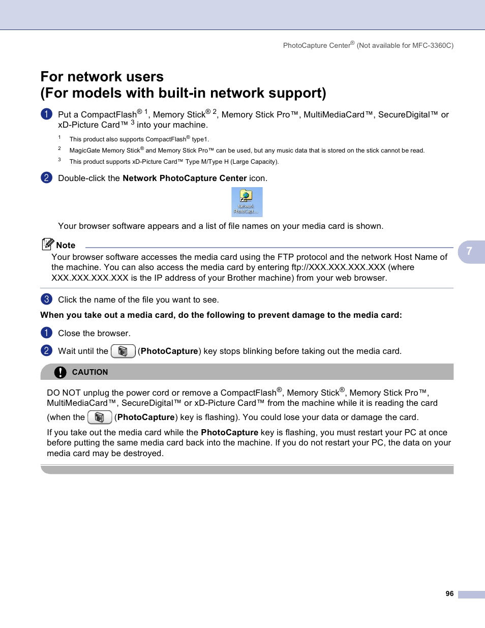 Brother MFC-3360C User Manual | Page 102 / 155