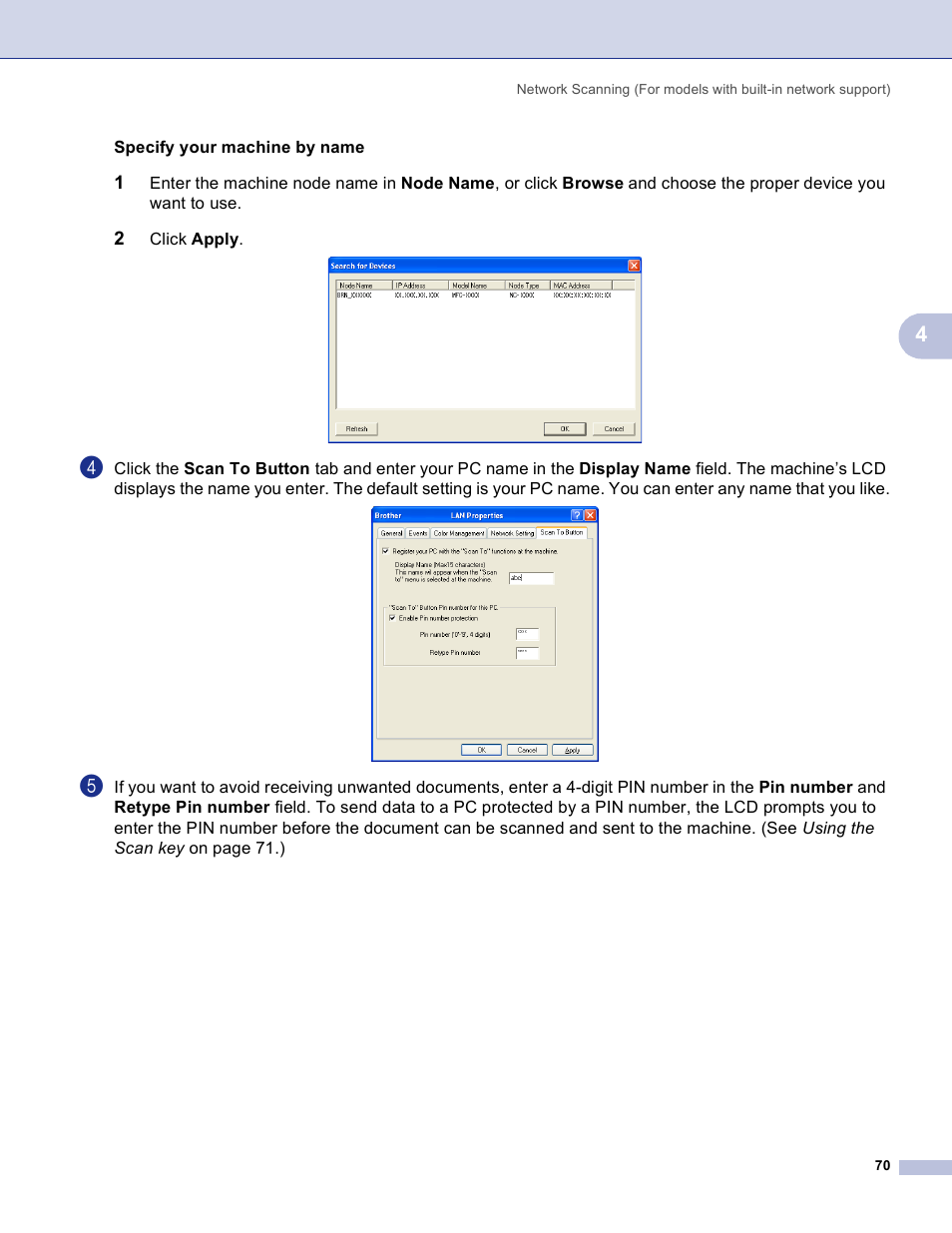 Brother MFC-3360C User Manual | Page 76 / 155