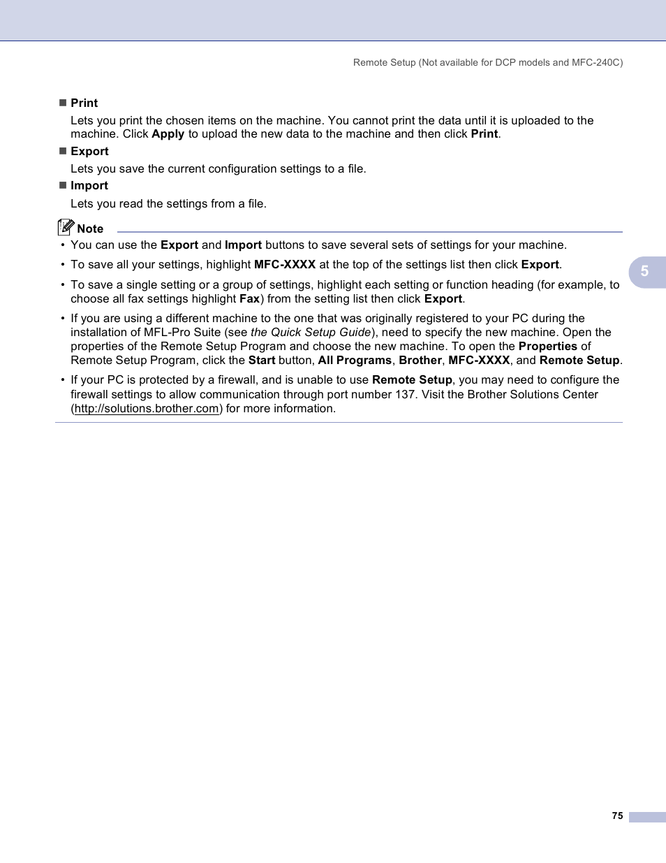 Brother MFC-3360C User Manual | Page 81 / 155