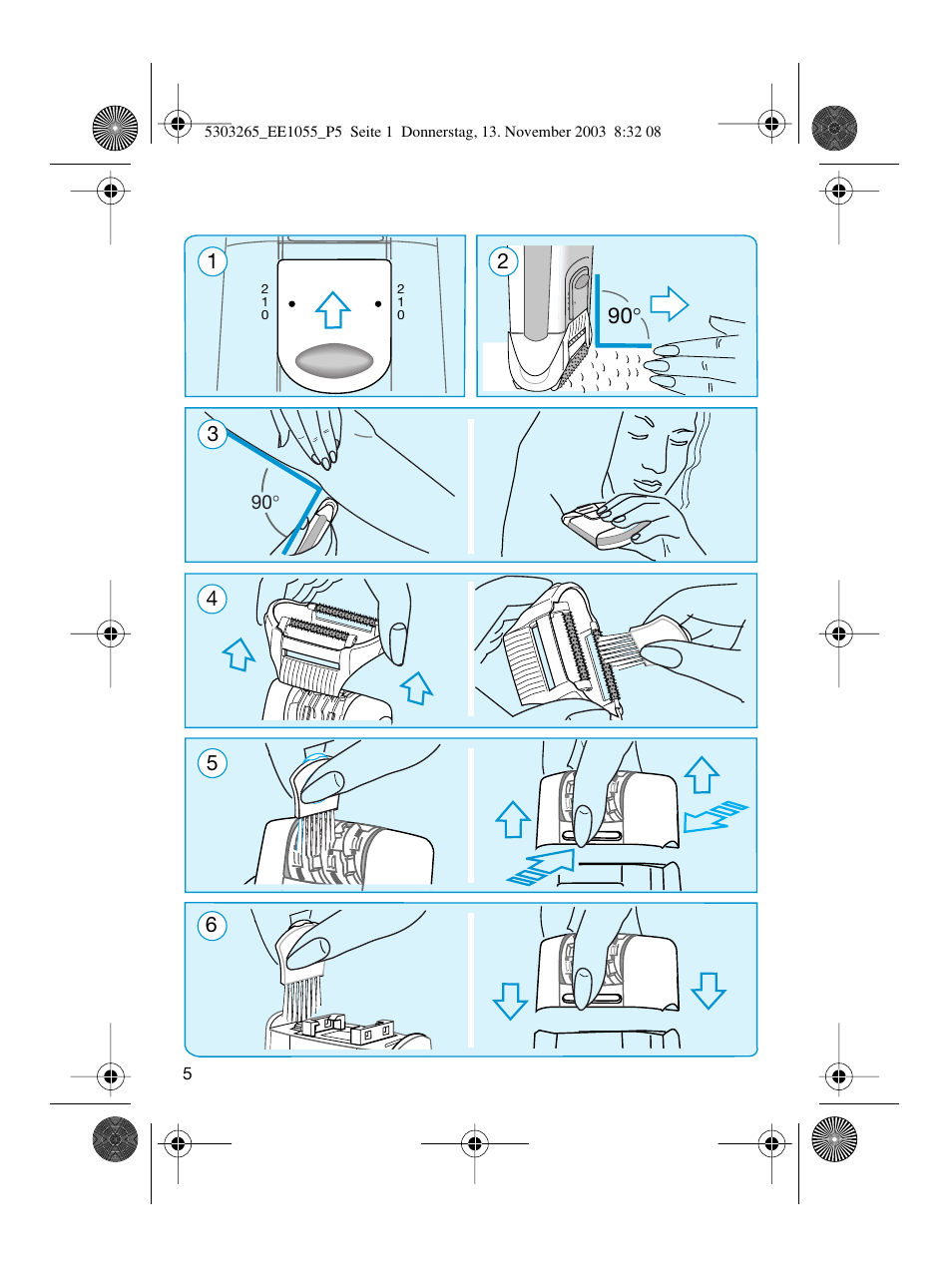 Braun EE1020 Silk-épil SuperSoft User Manual | Page 4 / 47