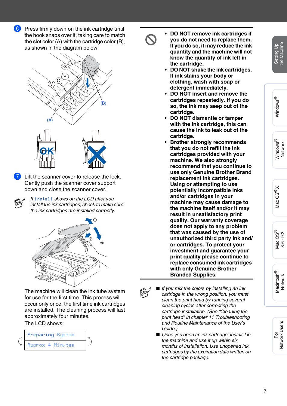 Brother MFC 210C User Manual | Page 9 / 37