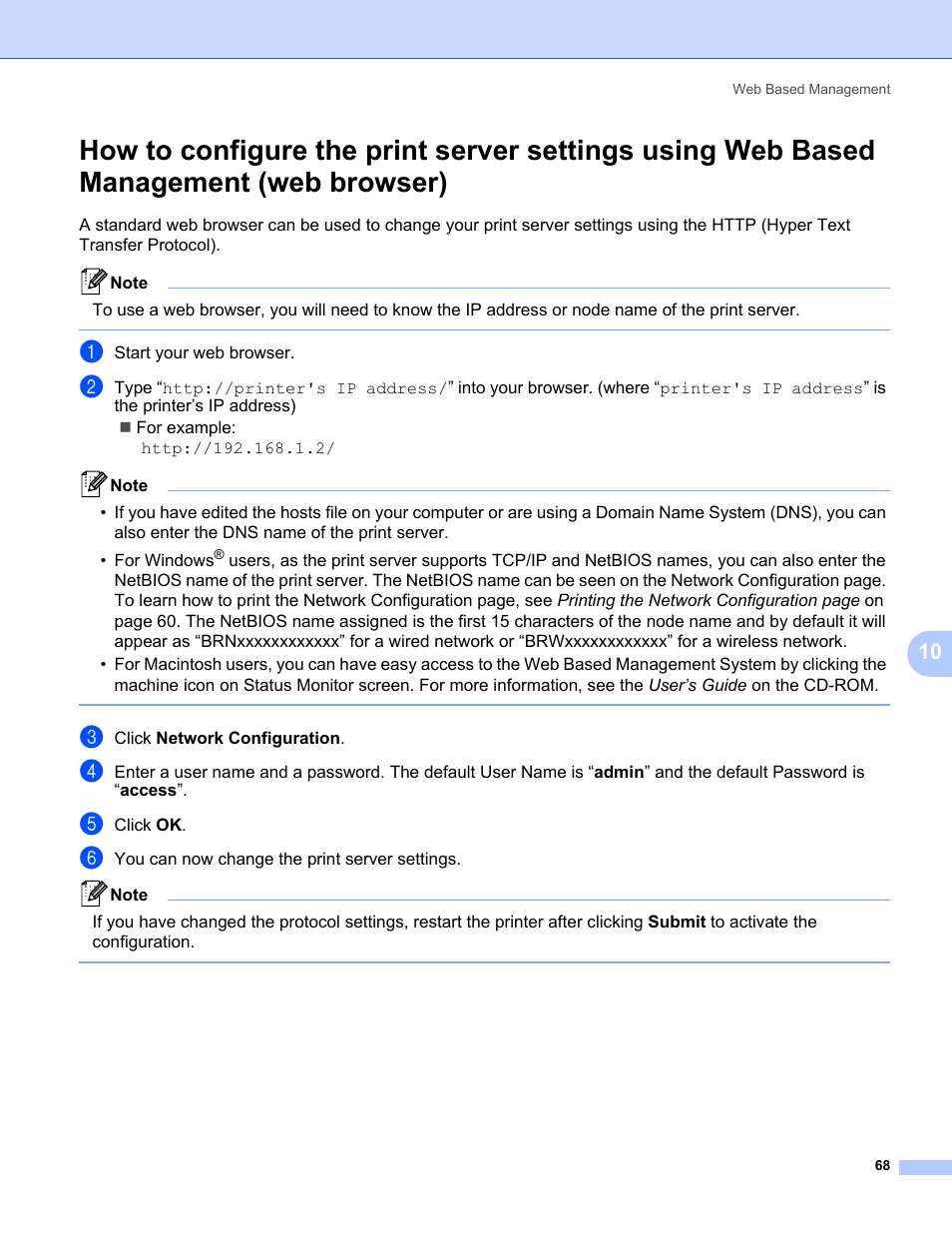 Brother HL-3075CW User Manual | Page 78 / 143