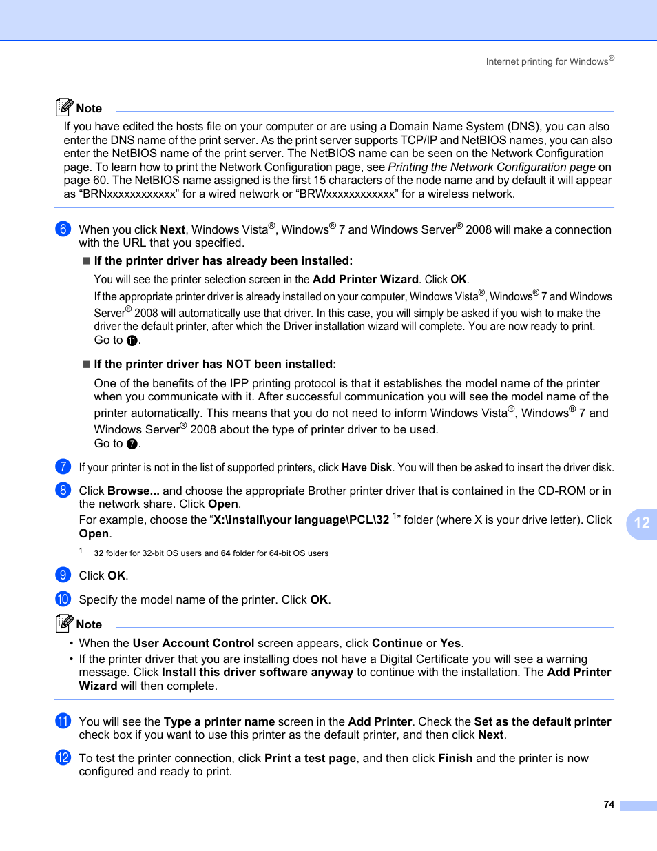 Brother HL-3075CW User Manual | Page 84 / 143