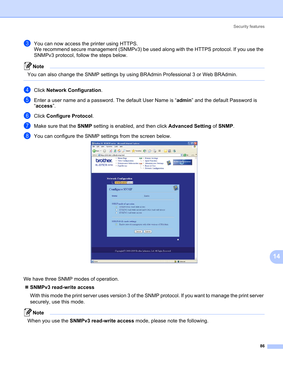 Brother HL-3075CW User Manual | Page 96 / 143