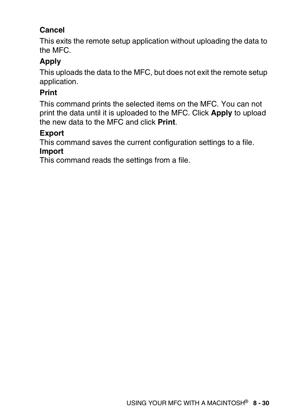 Brother MFC 8220 User Manual | Page 181 / 198