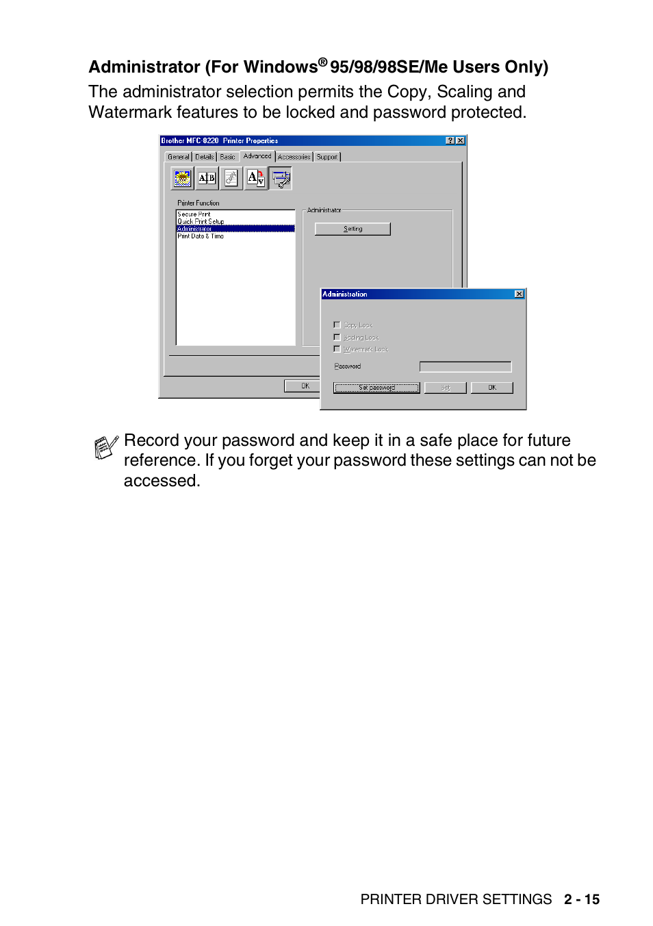 Brother MFC 8220 User Manual | Page 35 / 198