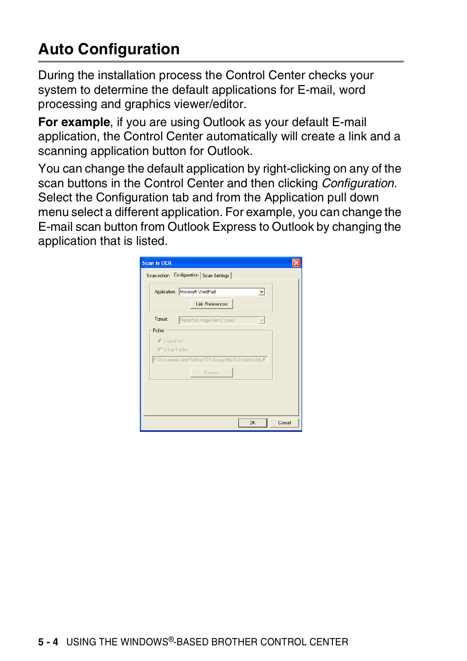 Auto configuration, Auto configuration -4 | Brother MFC 8220 User Manual | Page 92 / 198