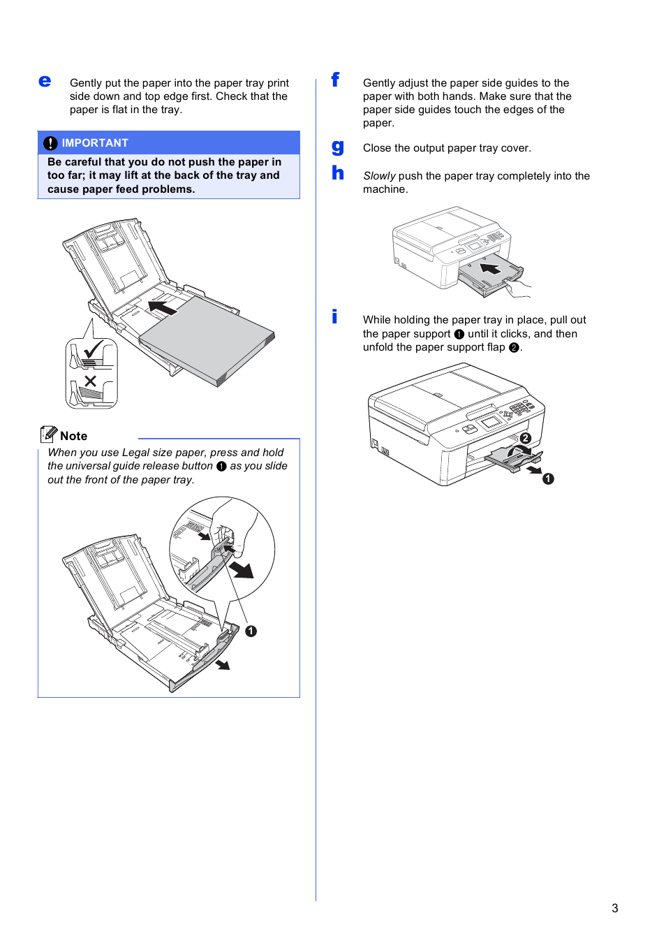 Brother MFC-J430W User Manual | Page 3 / 36