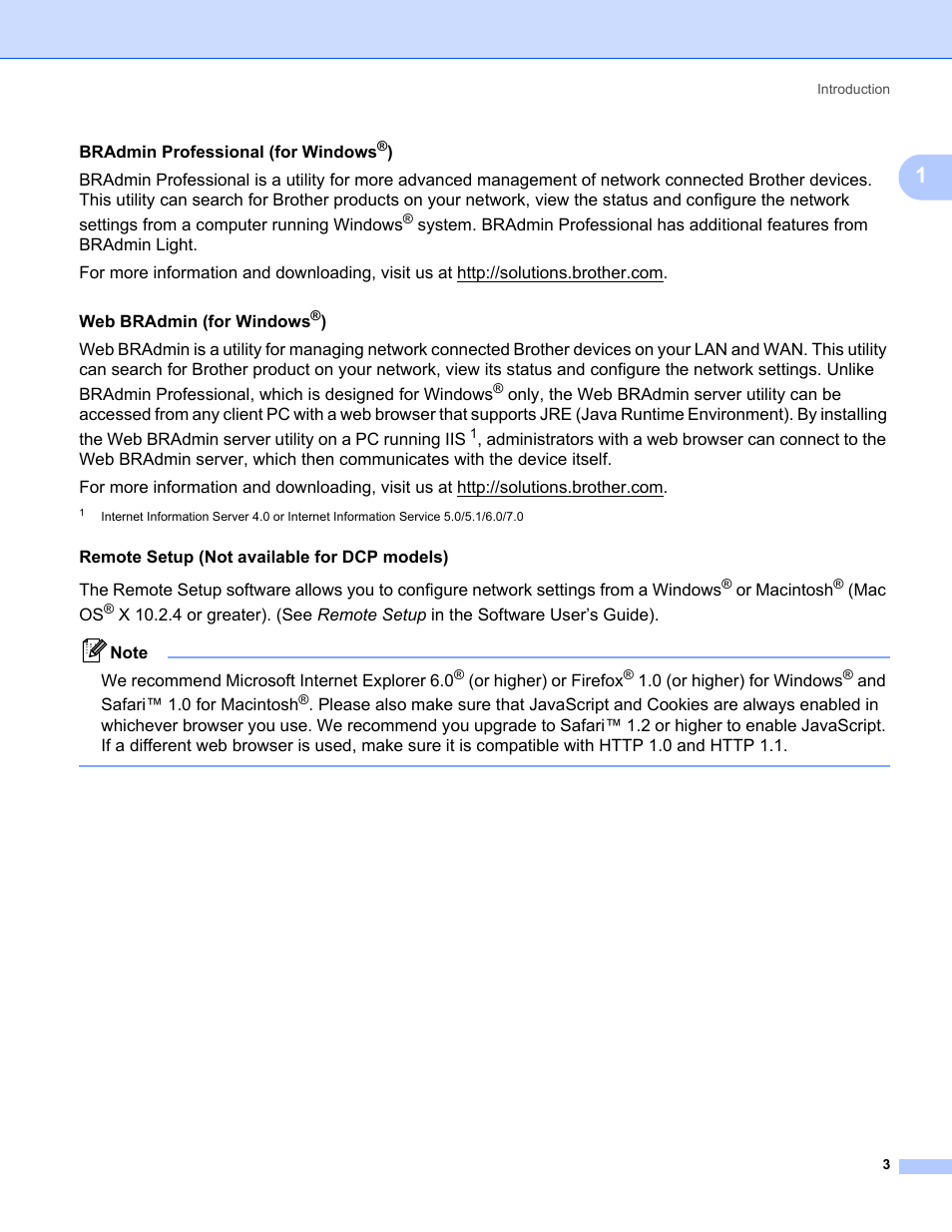 Brother MFC-685CW User Manual | Page 11 / 136