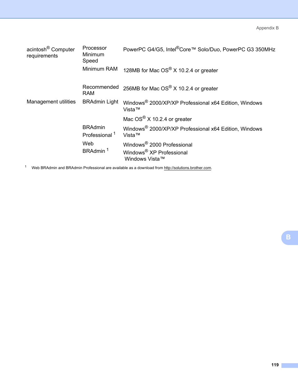 Brother MFC-685CW User Manual | Page 127 / 136