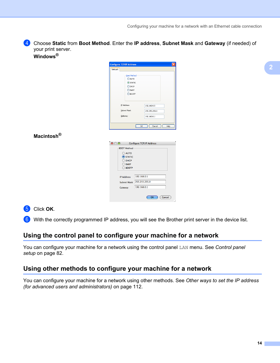 Brother MFC-685CW User Manual | Page 22 / 136