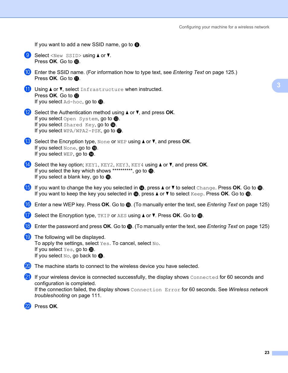 Brother MFC-685CW User Manual | Page 31 / 136
