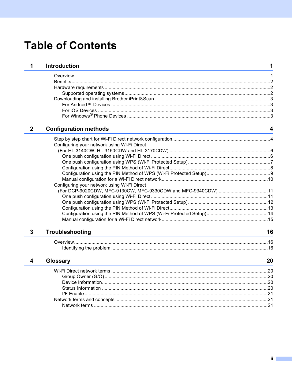 Brother MFC-9130CW User Manual | Page 3 / 25