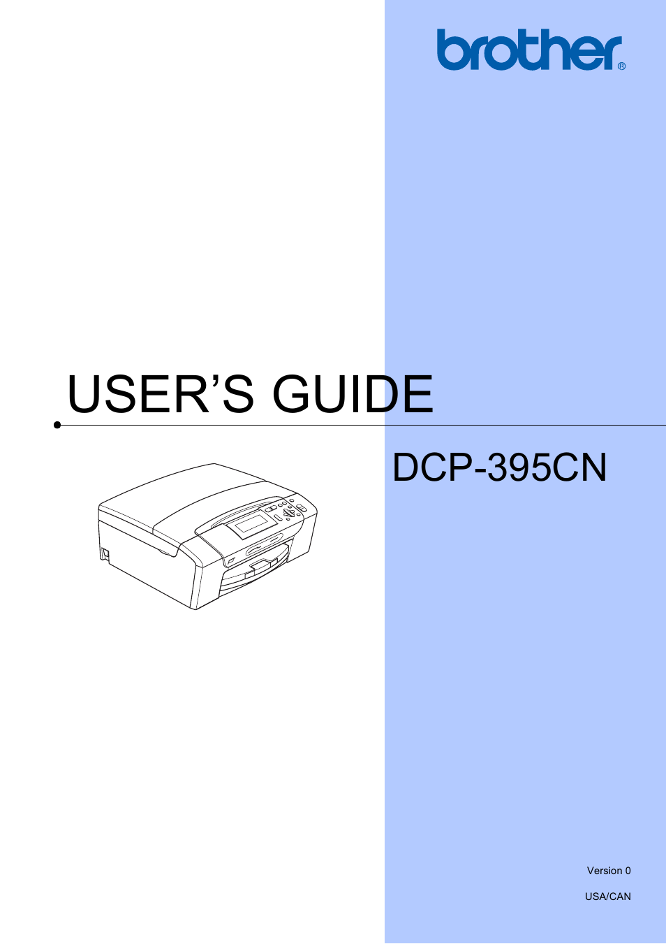 Brother DCP-395CN User Manual | 140 pages