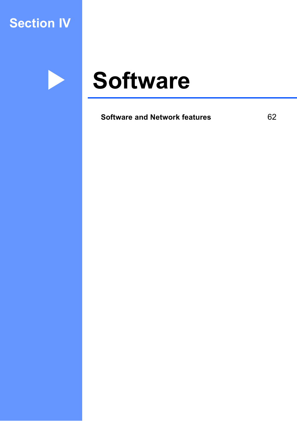 Section iv: software, Section iv software, Software | Brother DCP-395CN User Manual | Page 73 / 140