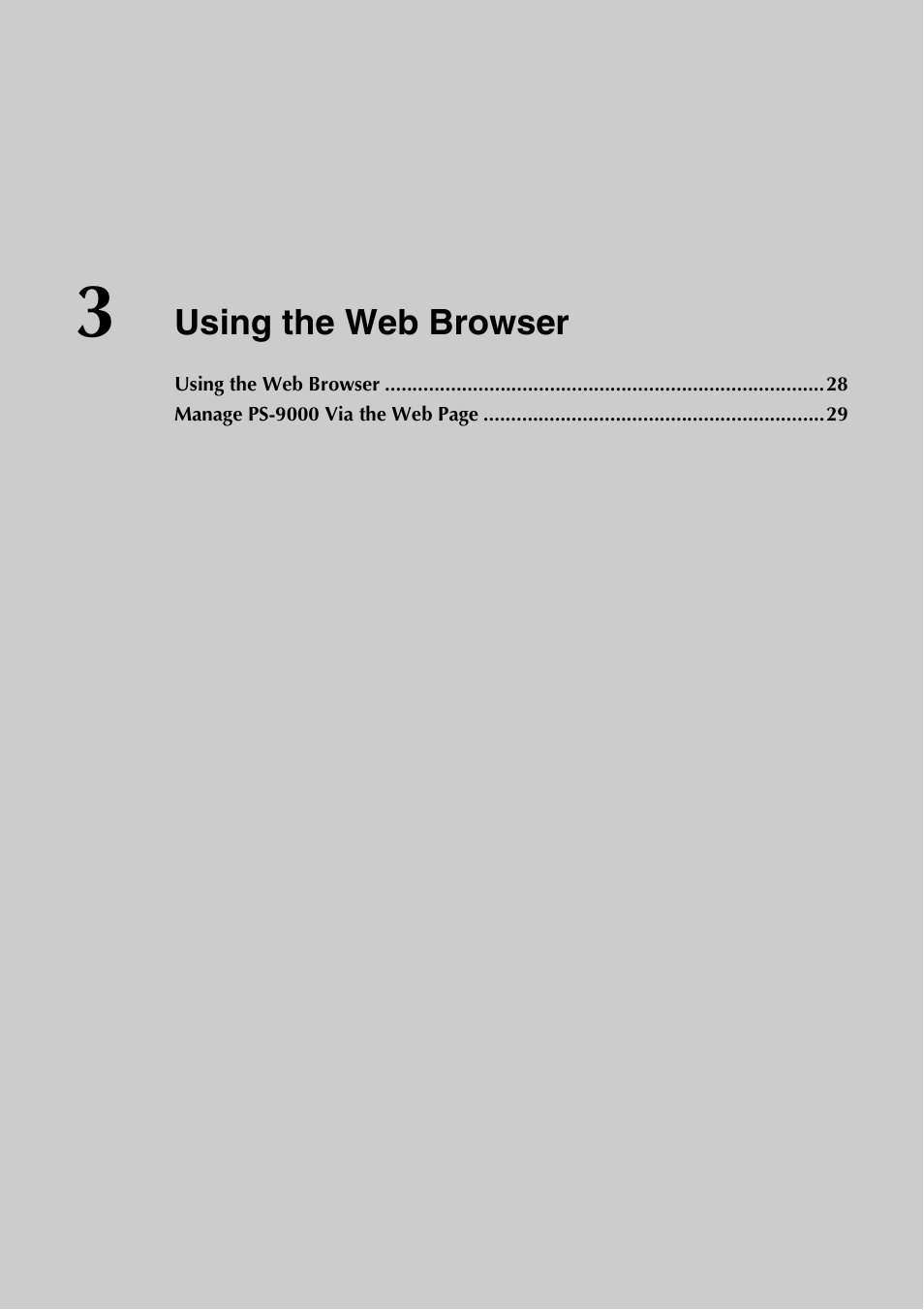 3 using the web browser | Brother PS-9000 User Manual | Page 28 / 47