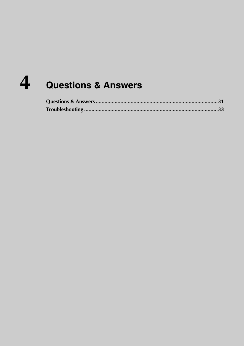 4 questions & answers | Brother PS-9000 User Manual | Page 31 / 47
