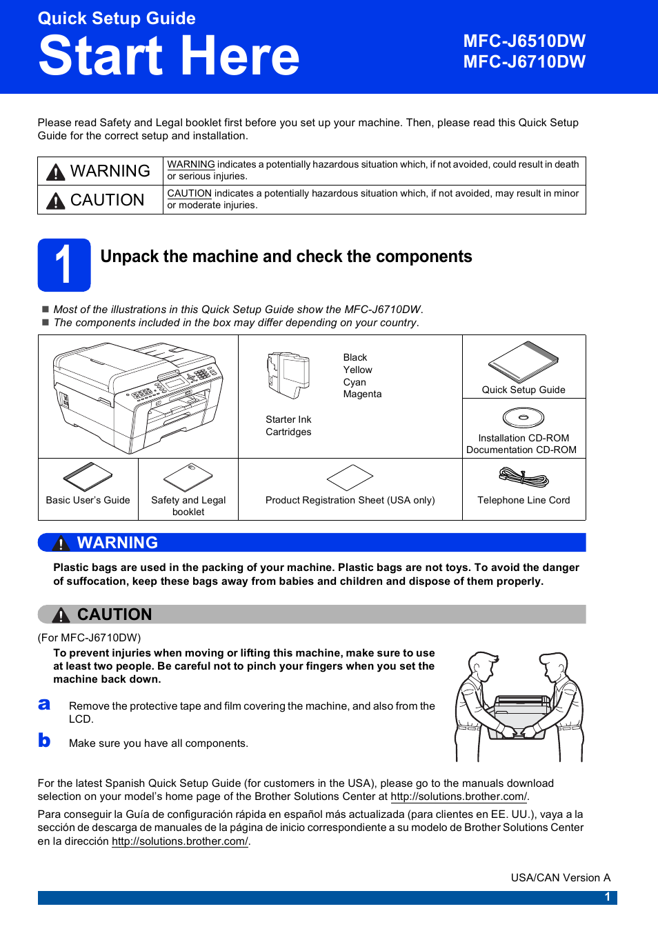 Brother MFC J6510DW User Manual | 40 pages